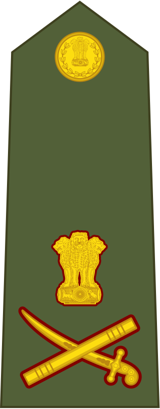 Lieutenant General rank insignia - National Cadet Corps leadership